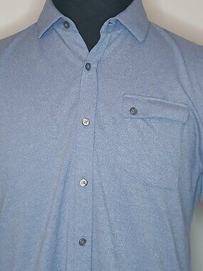 Devereux Proper Threads Lt. Blue Medium Short Sleeve Shirt (0864A)